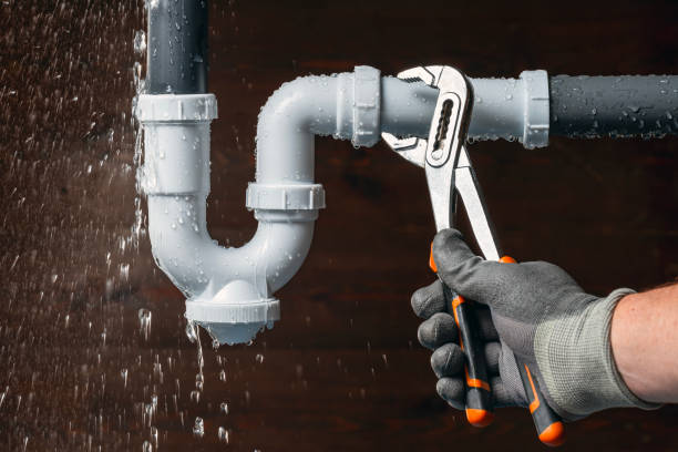 Professional Emergency Plumber technician working in Hampton, FL